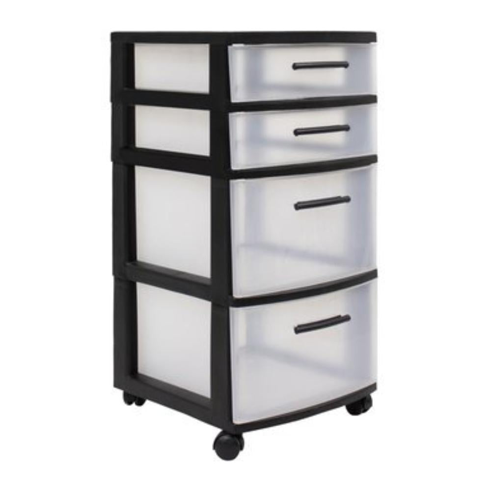 GAVETERO MQ GRANDE MODULAR ECLYPSE 4 NIVELES NEGRO