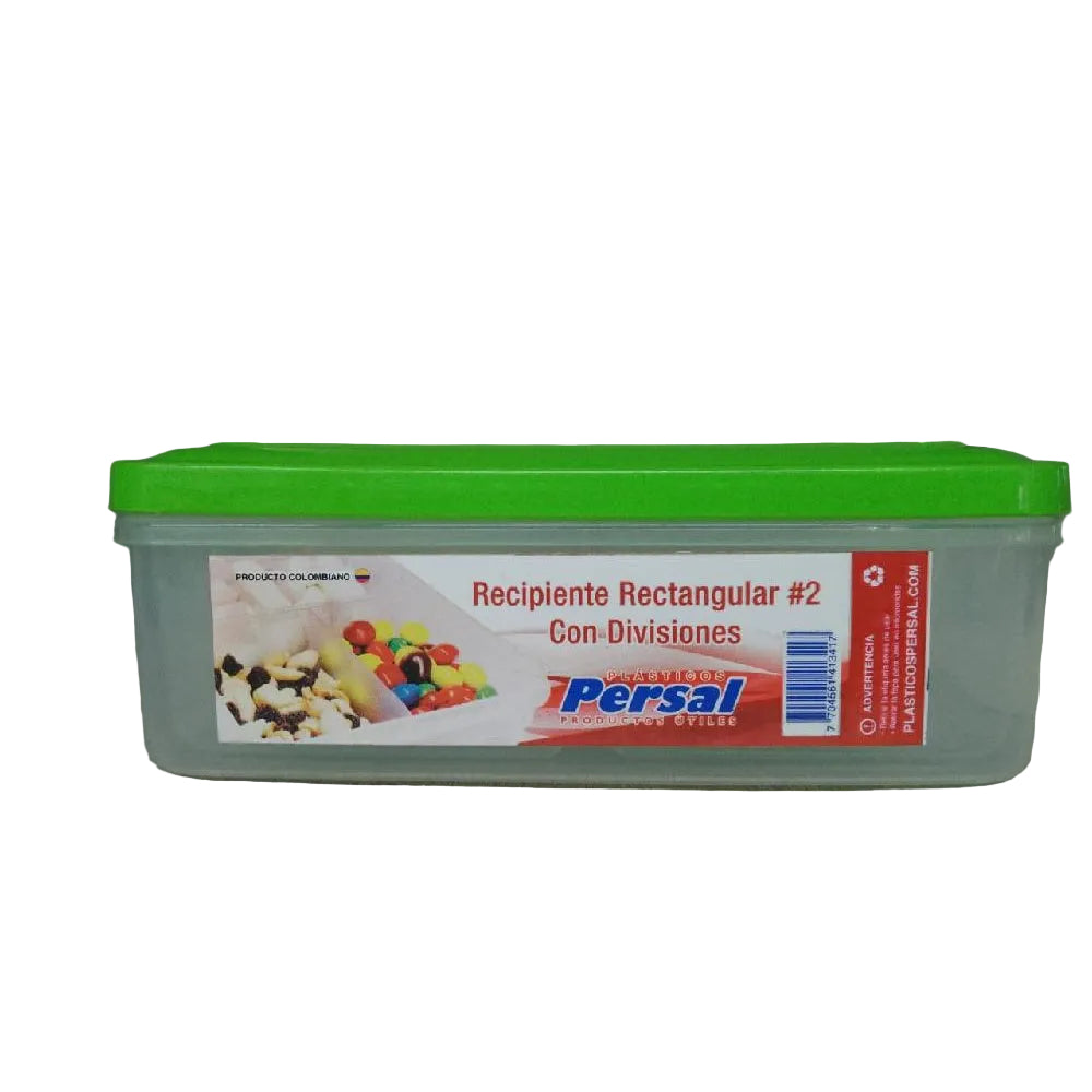 RECIP PERSAL RECT N 2 C/DIVI REF 41341D