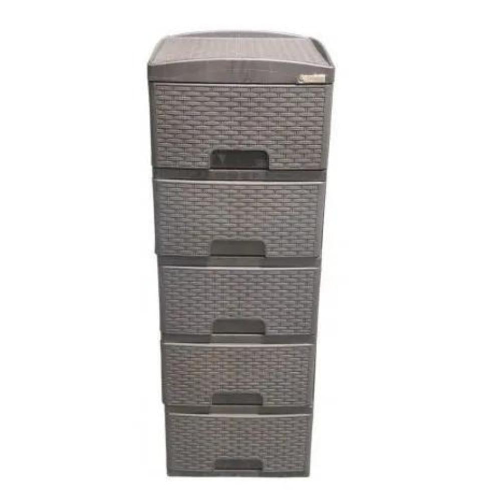 PRACTIMUEBLE COLPLAST PQN X5 RATTAN GRIS REF:773