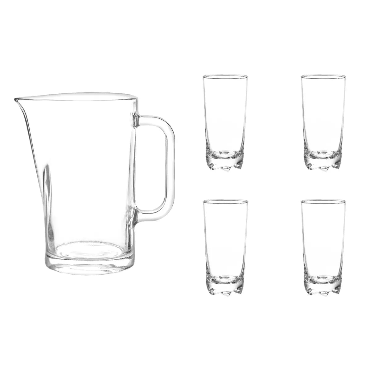 SET CRISTAR ALICANTE 5 PZA JARRA Y VASOS REF 9738ELPR (EMP 8)