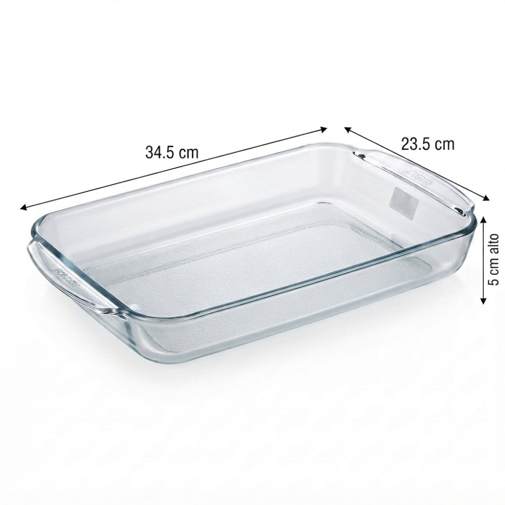 REFRACTARIA KW BANDEJA RECT 3.2 LT REF 1793221