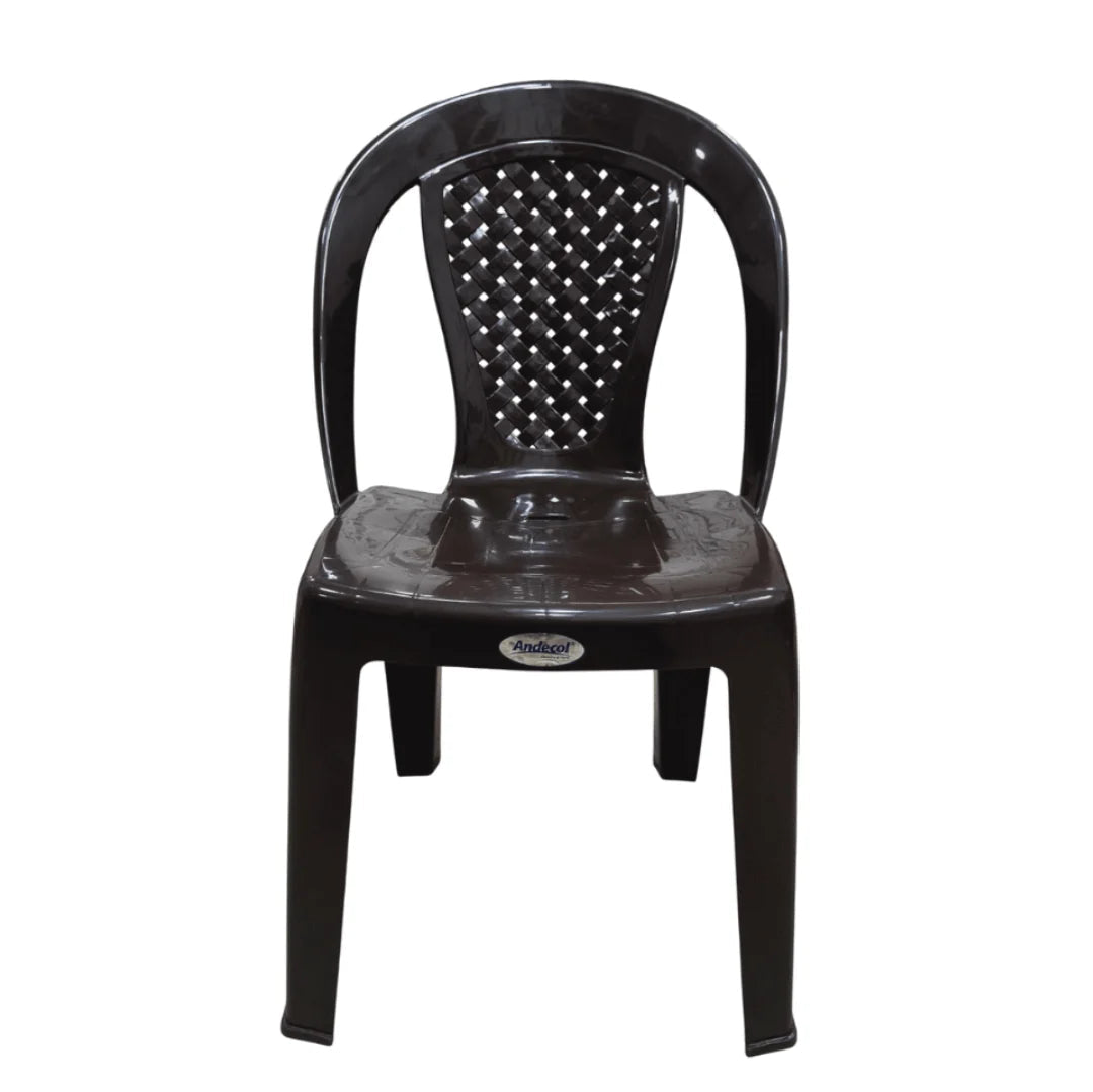 SILLA ANDECOL S/BRAZOS EPIKA WENGUE (EMP 25)