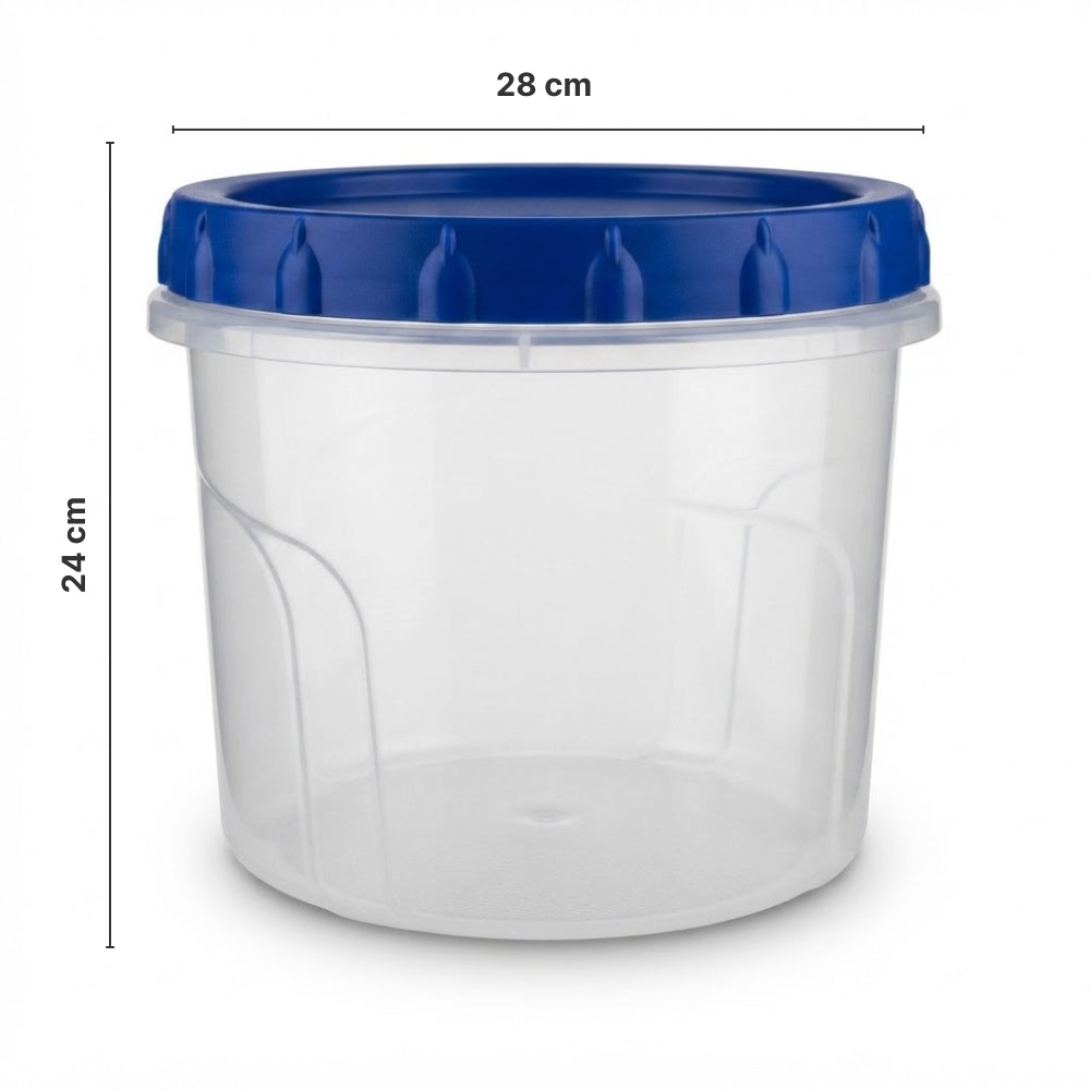 RECIPIENTE MUNDIPLAS REDONDO 3000ML MT4583 EMP 36