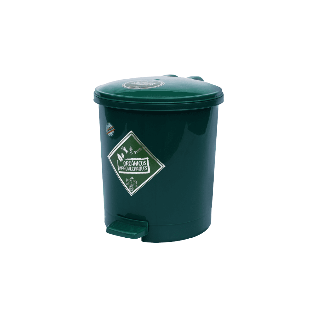 PAPELERA LUXURY PEDAL 7 LT VERDE