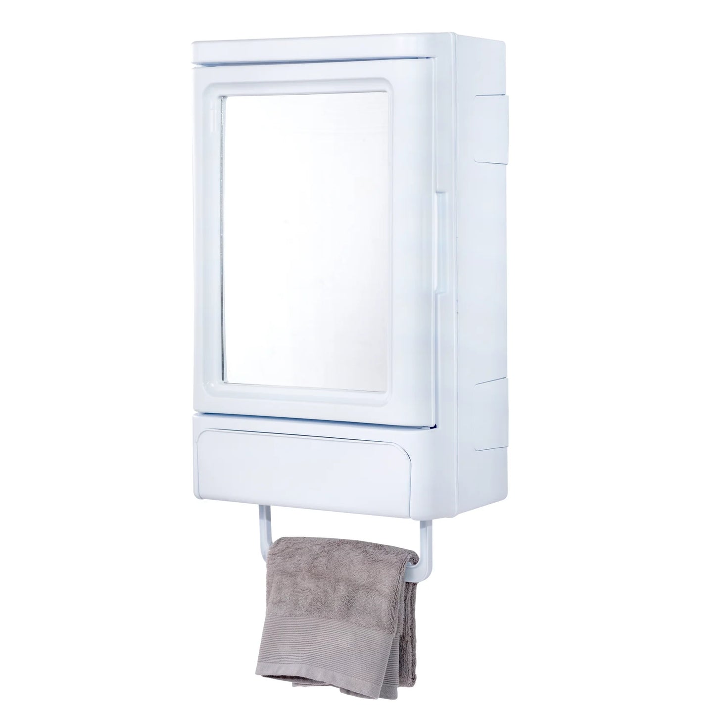 GABINETE COLPLAST BANO ESPEJO WENGUE / BLANCO RF1277-1278