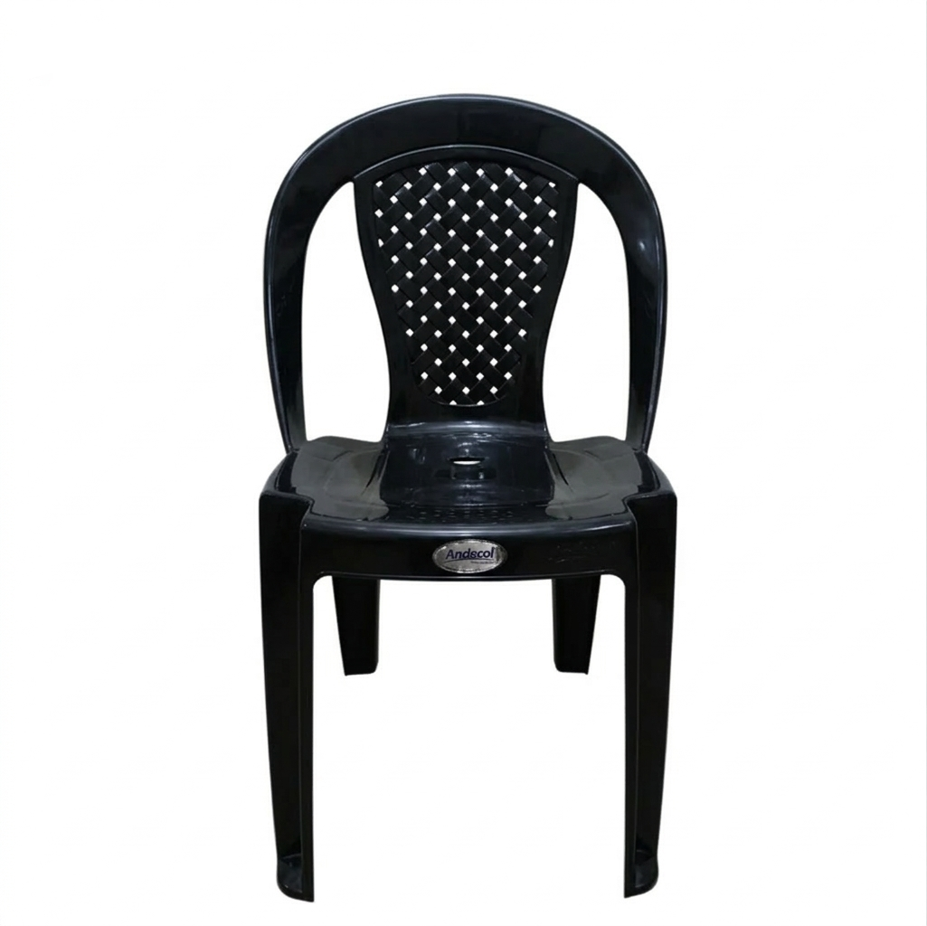 SILLA ANDECOL S/BRAZOS EPIKA NEGRA