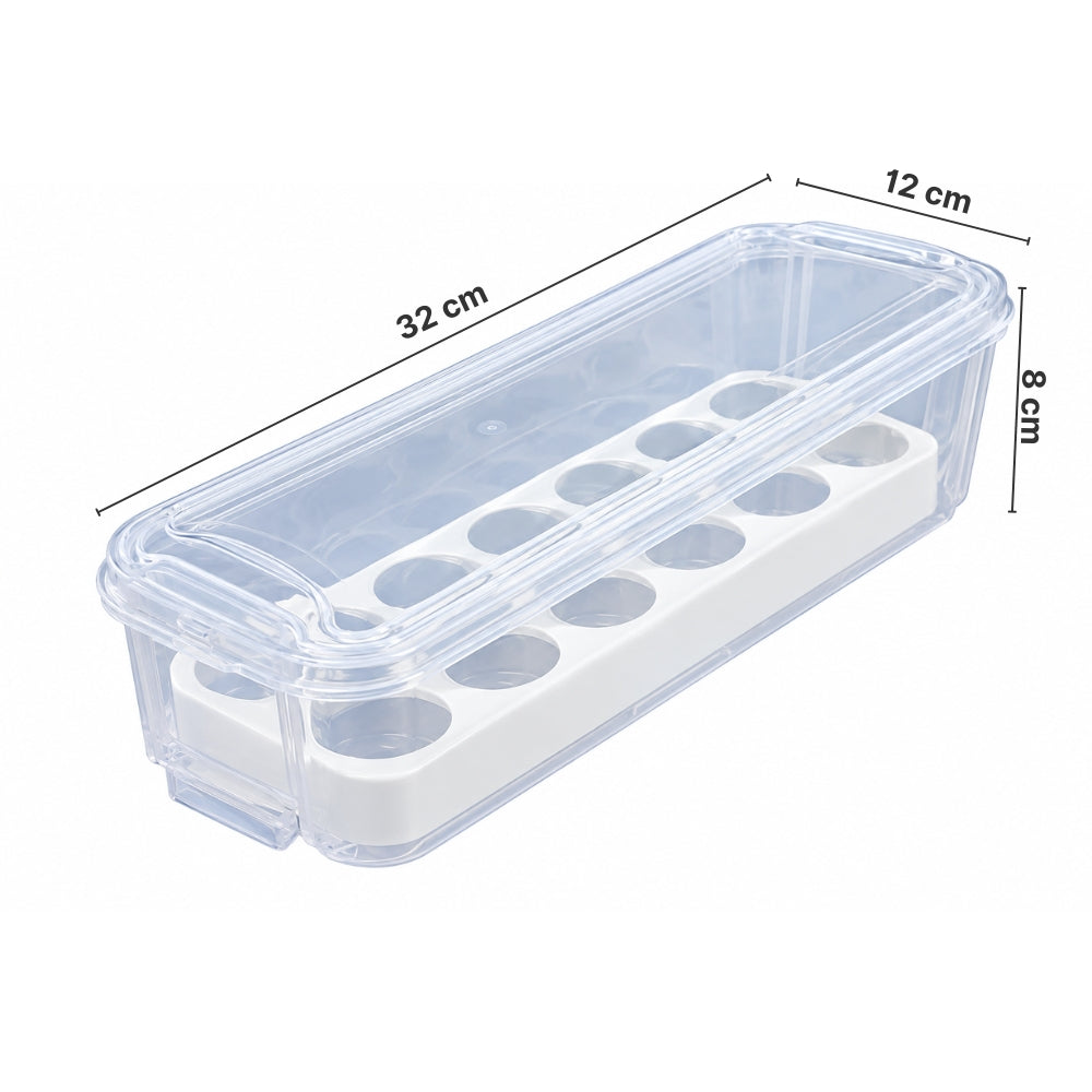 ORGANIZADOR DE HUEVOS APILABLE BUHOGAR X12 UNIDADES EMP 30