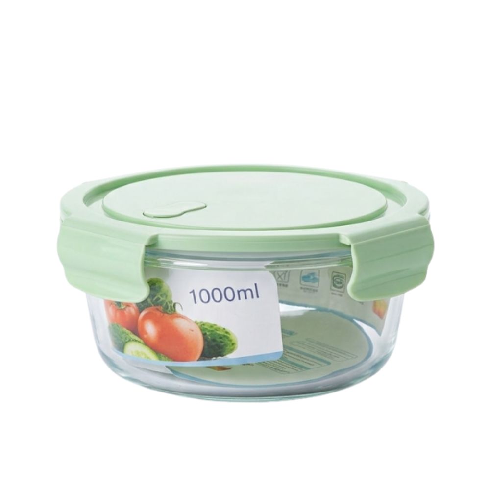 REFRACTARIA HERMETICA REDONDA 1000ML RF VR-009