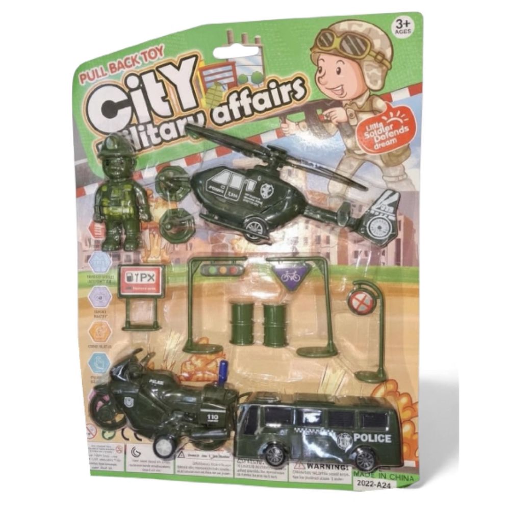 SET EN BRISTER POLICIA SURTIDO MAJU 241-A-B-C-D