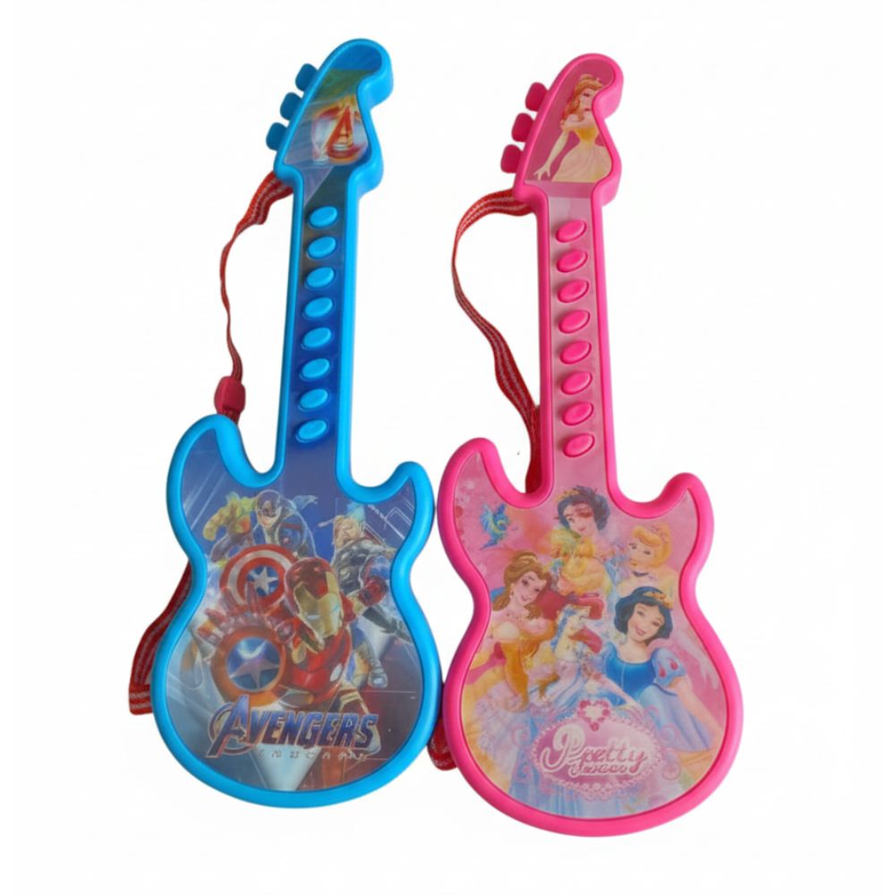 GUITARRA CON HOLOGRAMAS EN BOLSA MAJU 911A