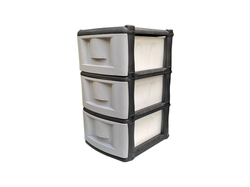 MUEBLE RIMO ORGANIZADOR X3 NEGRO / GRIS PRIMAVERA REF 15359