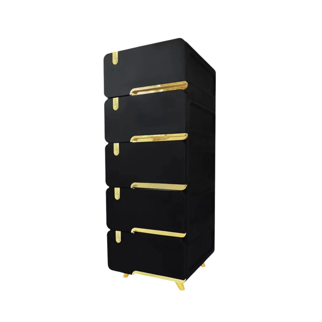 MUEBLE DE LUJO LUXURY 5 NIVELES NEGRO