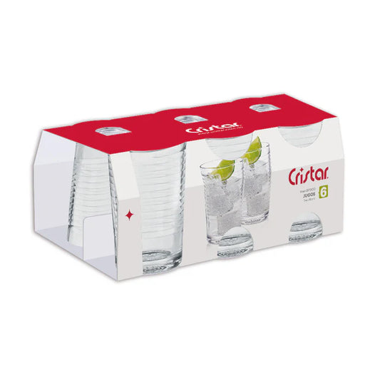 CAN CRISTAR VASO OPTICO JUGOS 0260CL6
