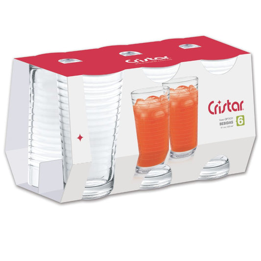 CAN CRISTAR VASO OPTICO BEBIDAS 0292CL6