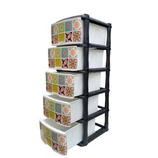 MUEBLE RIMO ORGANIZADOR X5 NEGRO MANDALAS 15077