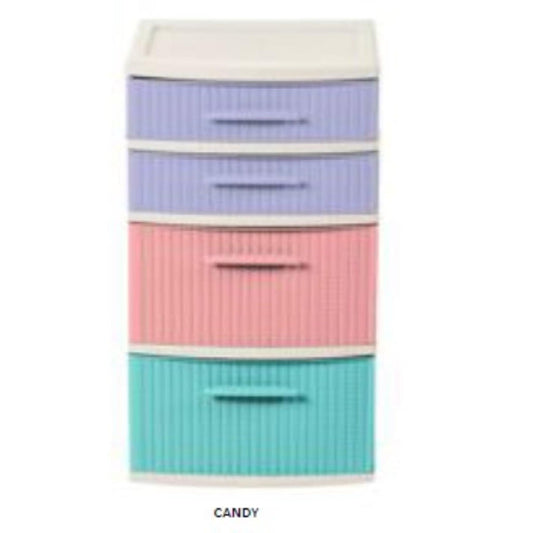 GAVETERO MQ CROCHET 4 NIVELES CANDY REF 498-CDY