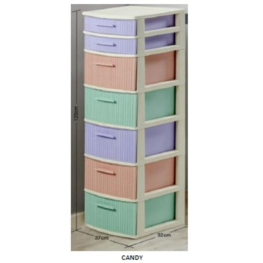 GAVETERO MQ CROCHET 7 NIVELES CANDY REF 499-CDY