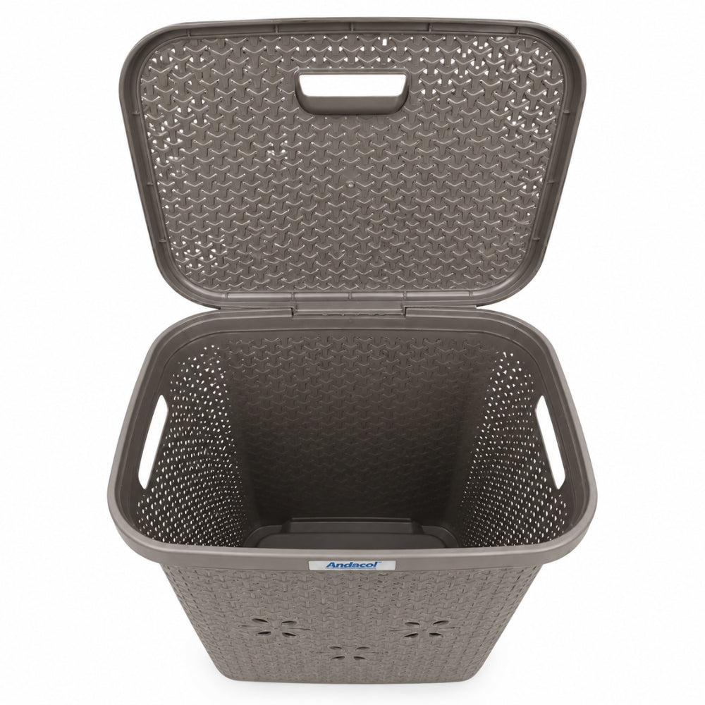 CESTA ROPA RECTANGULAR RATTAN ANDECOL (EMP20)