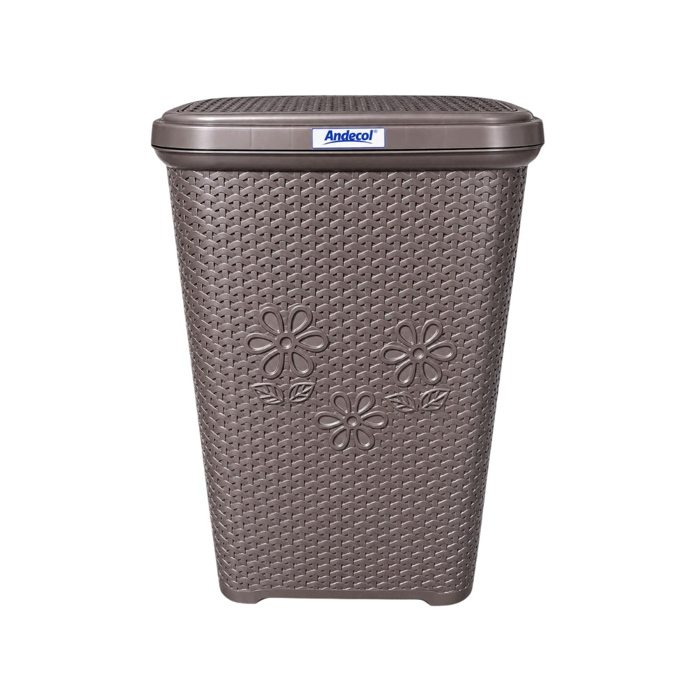 CESTA ROPA RECTANGULAR RATTAN ANDECOL (EMP20)