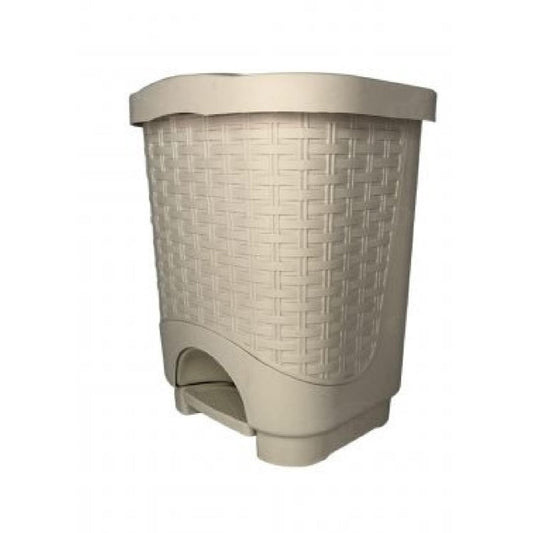 PAPELERA COLPLAST PEDAL 8 LT RATTAN AVELLANA