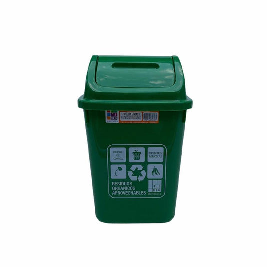 PAPELERA RIMO VAIVEN 9 LT FANTASIA VERDE REF 12459