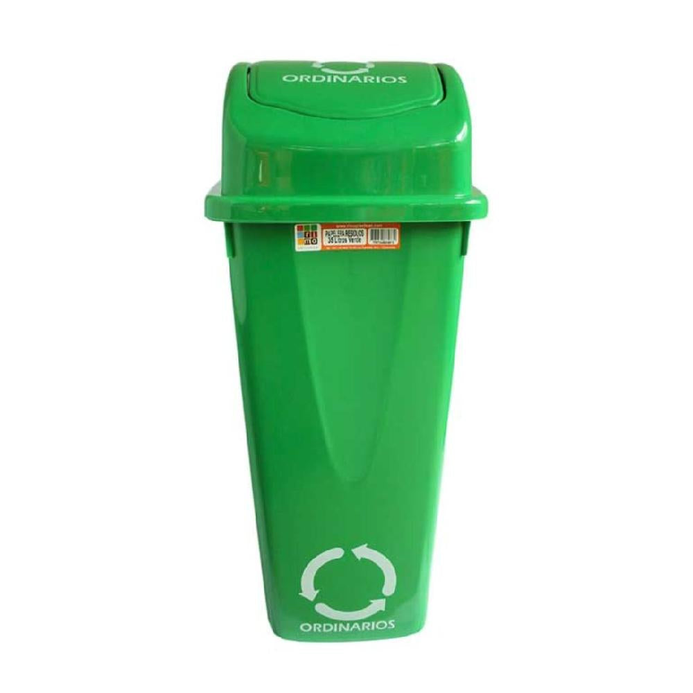 PAPELERA RIMO VAIVEN ORIGINAL VERDE 35 LT REF 11317