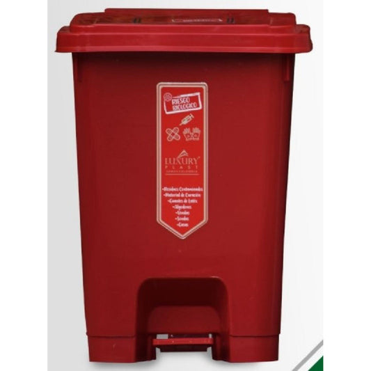 PAPELERA LUXURY PEDAL 35 LT ROJA