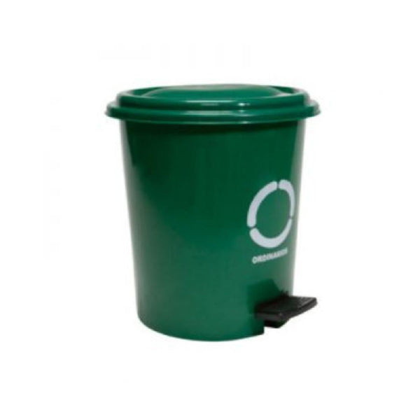 PAPELERA COLPLAS 12LT PEDAL VERDE