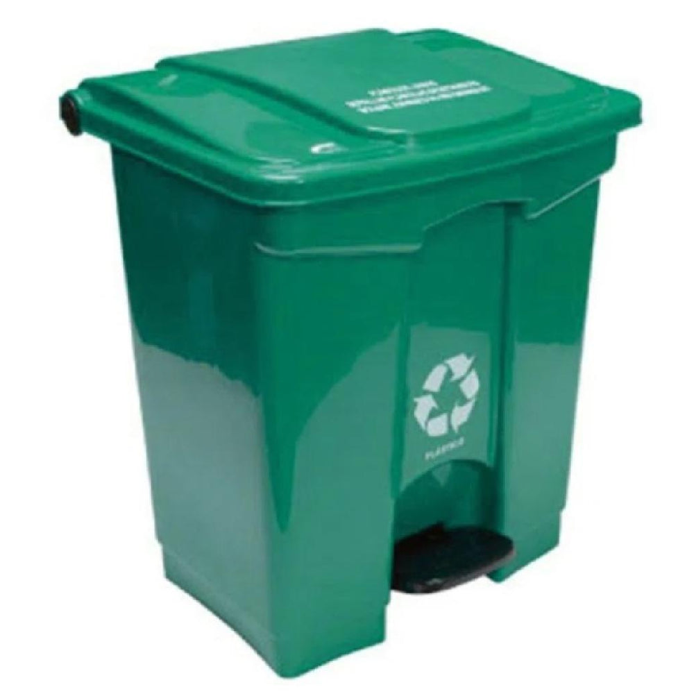 PAPELERA COLPLAST PEDAL 60 LT VERDE