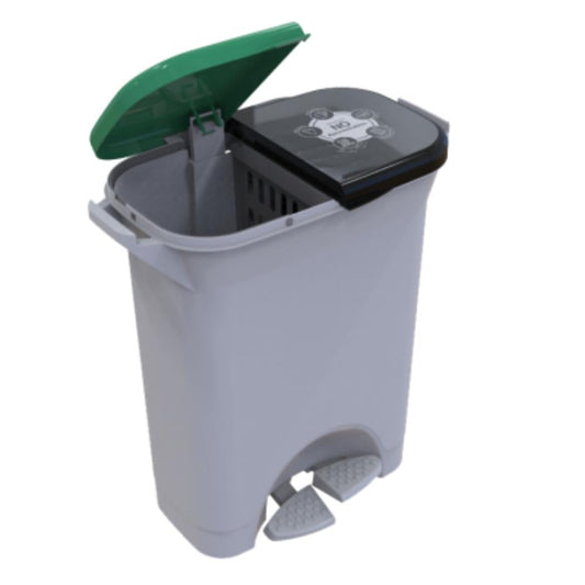 PAPELERA NP DOBLE 40 LT REF 41027
