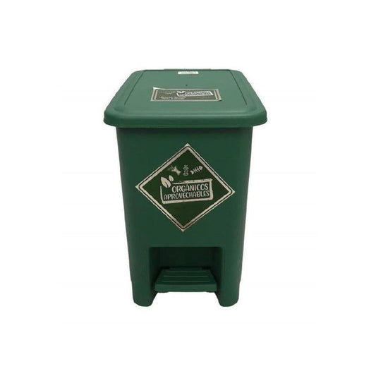 PAPELERA LUXURY PEDAL 8 LT VERDE