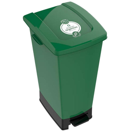 PAPELERA NP PEDAL 36 LT VERDE REF 40403