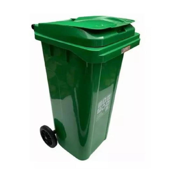 CONTENEDOR RIMO BASURA 120 LT RUEDAS VERDE 11541