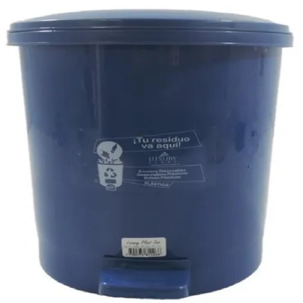 PAPELERA CUADRADA PEDAL 45 LTR VERDE LUXURY