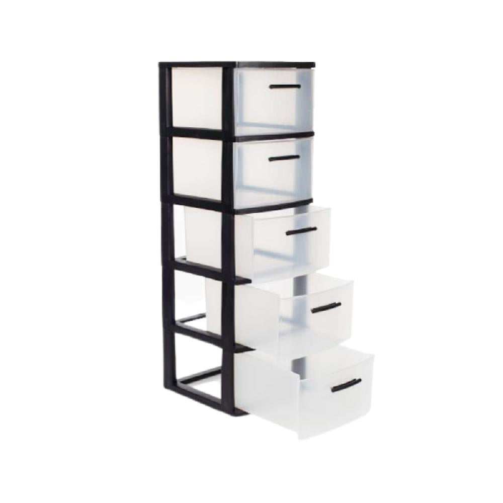 CAJONERO MQ ECLYPSE 5 NIVELES NEGRO LISO 408