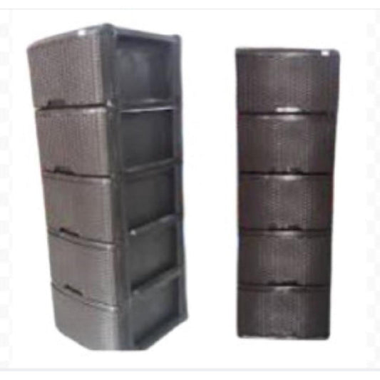 MUEBLE RIMO ORGANIZADOR X5 RATAN WENGUE 13045