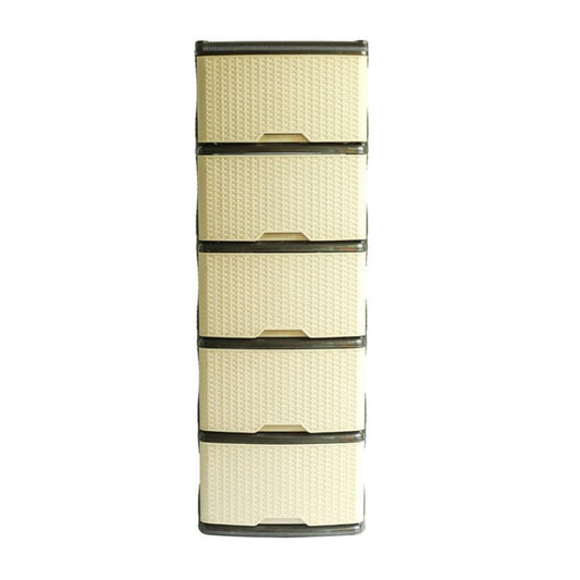 MUEBLE RIMO ORGANIZADOR X5 RATAN WENGUE- BEIGE 13110