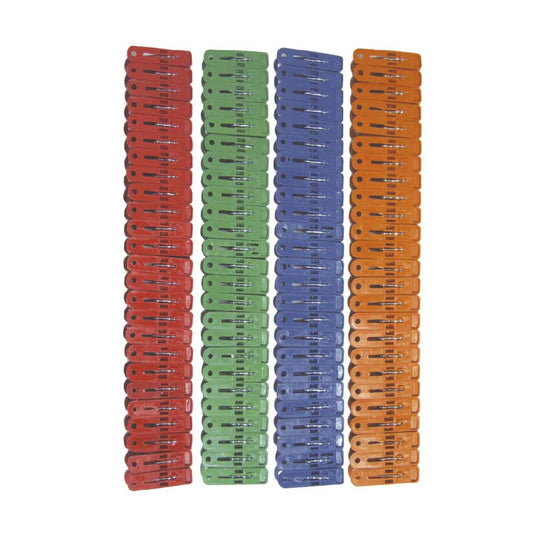 PINZA INARPLAS/MQ PARA ROPA METALICO  X100