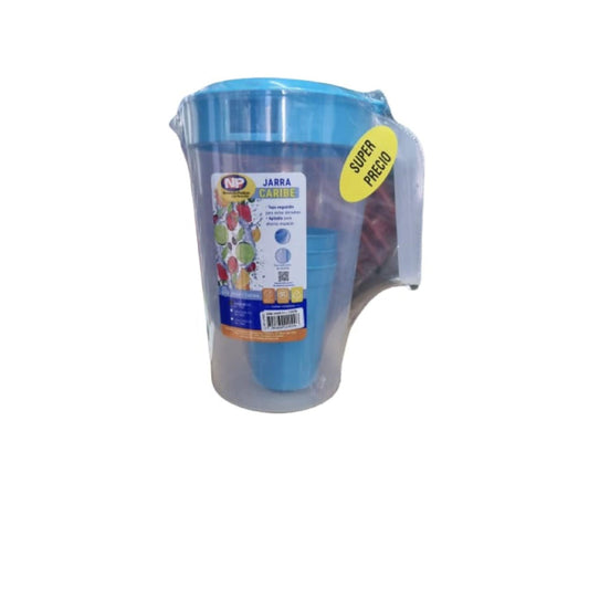 JARRA NP CARIBE 2.5 + 3 VASOS 22099