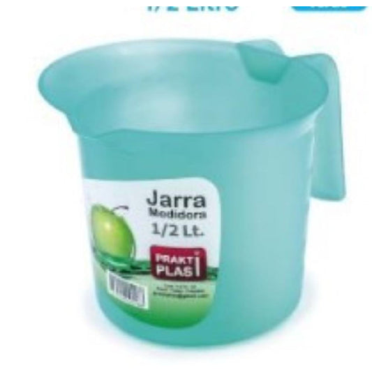 JARRA PRAKTIPLAS 1/2 LT MEDIDORA