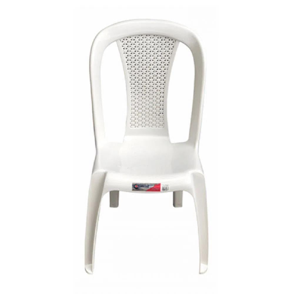 SILLA COLPLAST CRYSTAL S/BRAZOS 1038 BLANCO