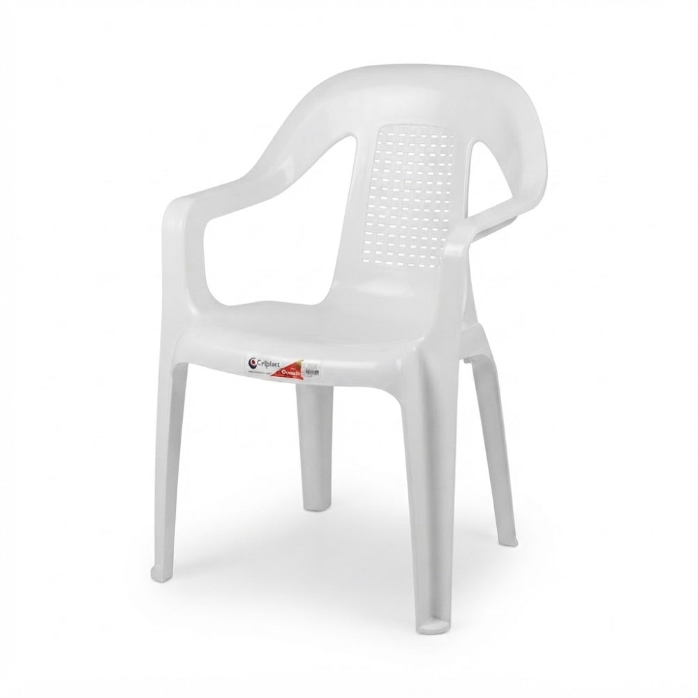 SILLA COLPLAST OCEANIA RATTAN C/BRAZOS BLANCO 919