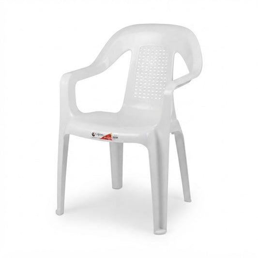 SILLA COLPLAST OCEANIA RATTAN C/BRAZOS BLANCO 919