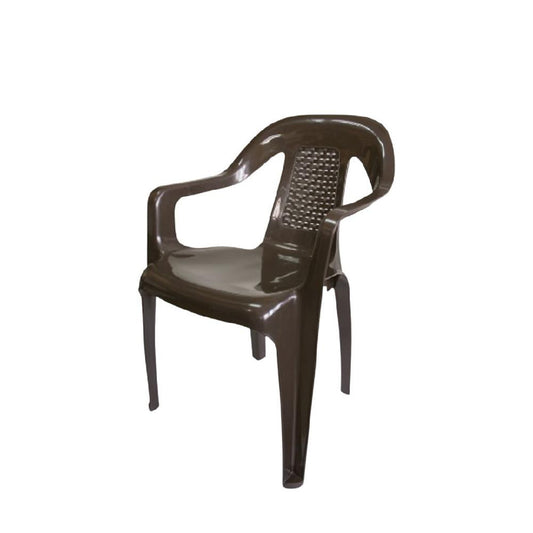 SILLA COLPLAST OCEANIA RATTAN C/BRAZOS WENGUE 921