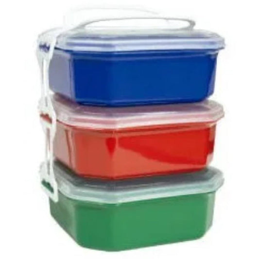 PORTACOMIDA COLPLAST X3 CUADRADO REF. 035