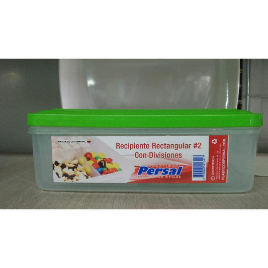 RECIP PERSAL RECT N 2 C/DIVI REF 41341D