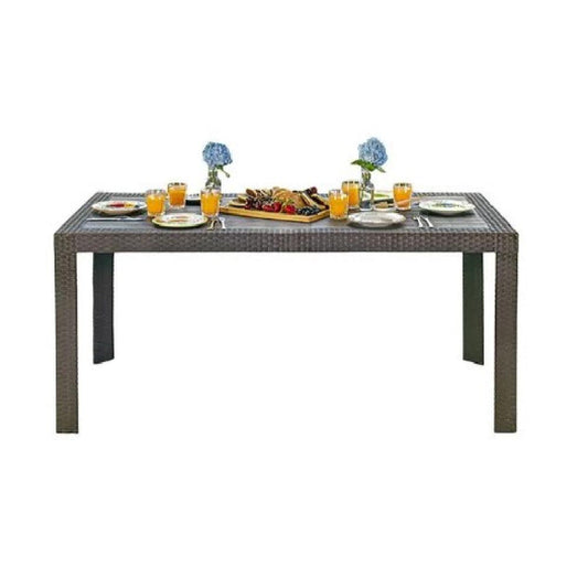 MESA COLPLAST CELEBRITY 6 PUESTOS RATTAN WENGUE