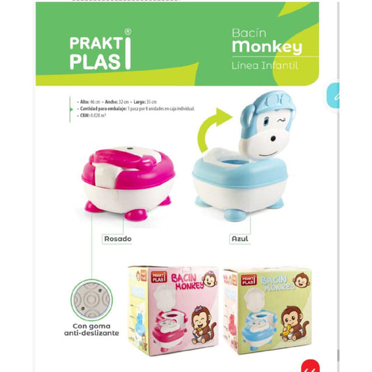 VASENILLA PRAKTIPLAS BACIN MONKEY