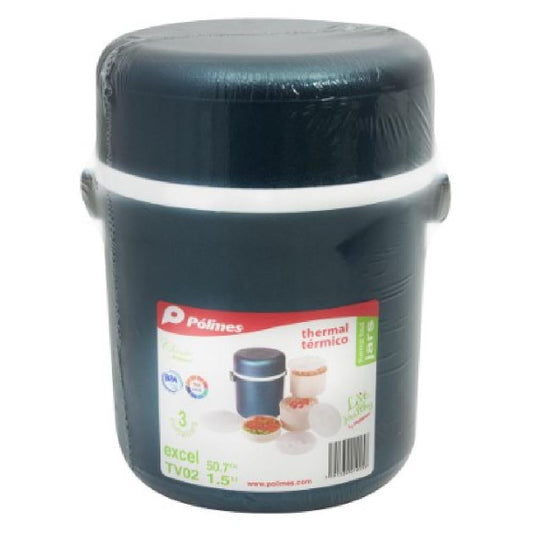 TERMO POLIMES LUNCH EXCEL X3 TAZAS TV02