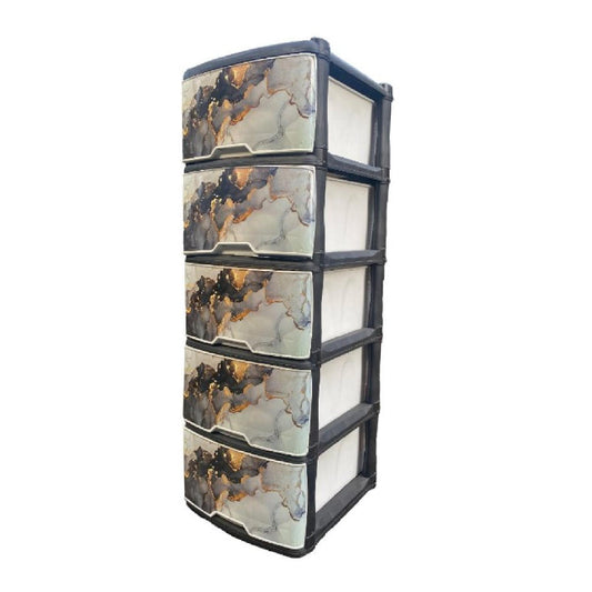 MUEBLE RIMO ORGANIZADOR X5 NEGRO MARMOL REF 15986